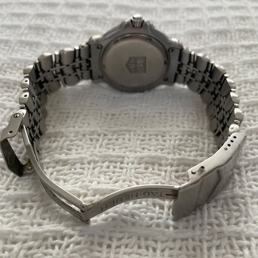 Tag Heuer Silver and White Men's Watch - Picture 3 of 3